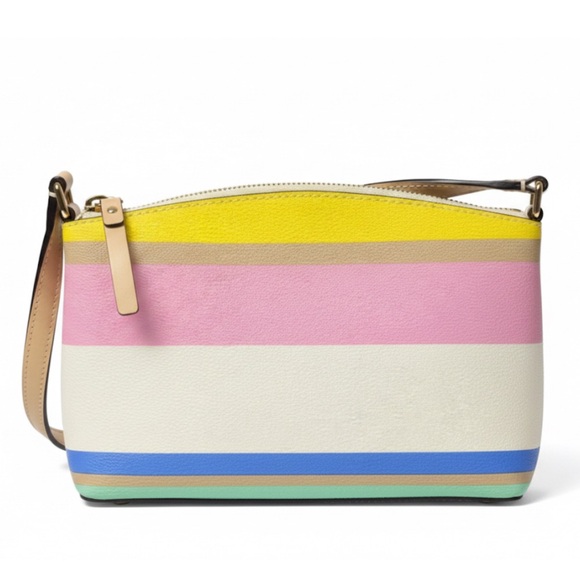 KATE SPADE New York Dune Stripe Millie Grove Street Crossbody Bag - EUC - Picture 4 of 6